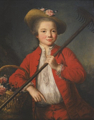 Portrait of Antoine Duplaa, Aged 9 by Marianne Loir